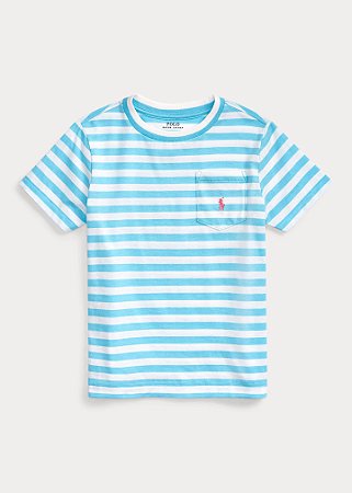 Camiseta Listrada Ralph Lauren - Azul Netuno