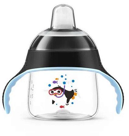 Copo Pinguim 200ml Preto