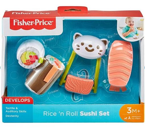 Mordedor Meu Primeiro Sushi - Fisher Price - 3M+