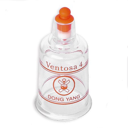 Copo de ventosa acrílico nº 4 (laranja) - Dong Yang