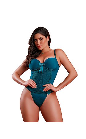 CAMISETE COM BOJO E CALCINHA STHRING REF:0938