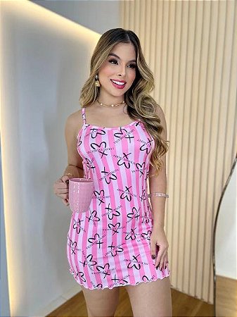 CAMISOLA ALÇA ADULTO TECIDO SUEDE PREMIUM VICTORIA SECRET