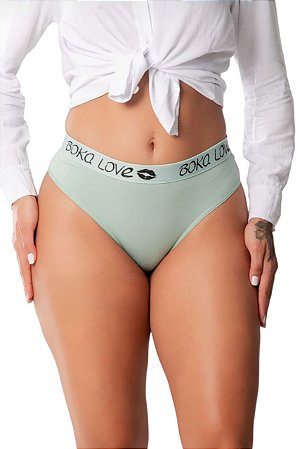 CALCINHA 100% ALGODÃO LISA TANGA CONTURA ALTA CONFORTÁVEIS FORRO 100% ALGODÃO