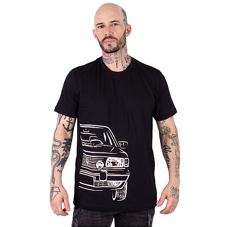 Camiseta Gol Quadrado Big Preta.