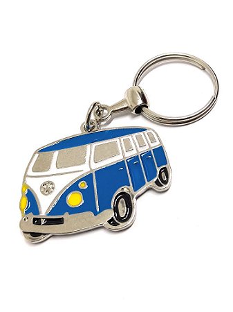 Chaveiro Metal Kombi Azul