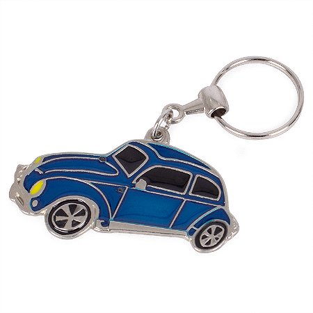 Chaveiro Metal Fusca 1969 Azul