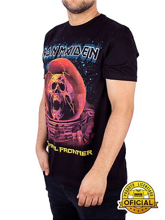 Camiseta Iron Maiden The Final Frontier Preta Oficial