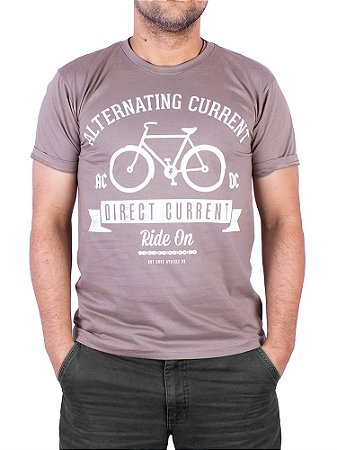 Camiseta Rock Bike Capuccino.