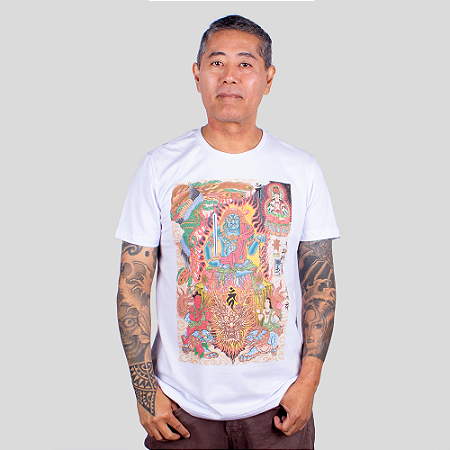 Camiseta Christian Arae Fudo Myo Branca.