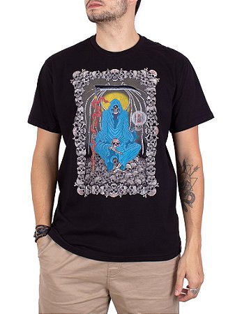 Camiseta Christian Arae Caveira Death - Preta.