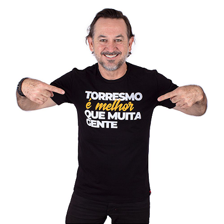 Camiseta Torresmo É Melhor Preta.
