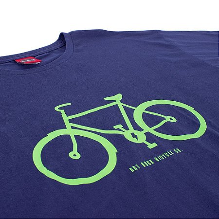 Camiseta Juvenil Bicicleta Co Marinho