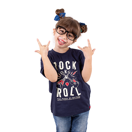 Camiseta Infantil Guitarra Power