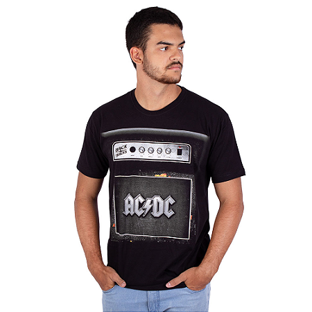Camiseta ACDC Back Tracks Preta Oficial