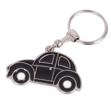 Chaveiro Metal Fusca Preto
