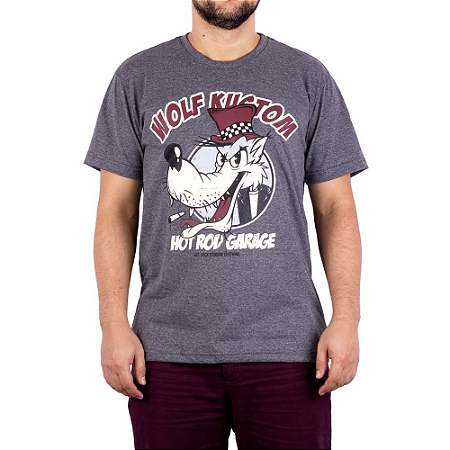 Camiseta Wolf Custom Grafite.