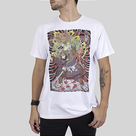 Camiseta Plus Size Christian Arae Watanabe No Tsuna Branca.