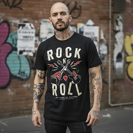 Camiseta Guitarra Power.