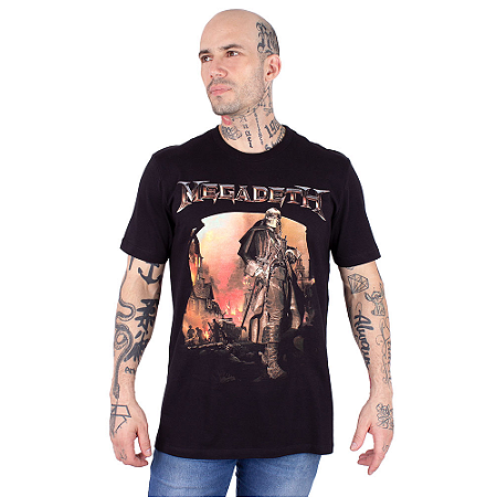 Camiseta Megadeth The Sick Preta Oficial