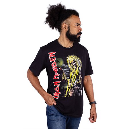 Camiseta Iron Maiden Killers Preta Oficial