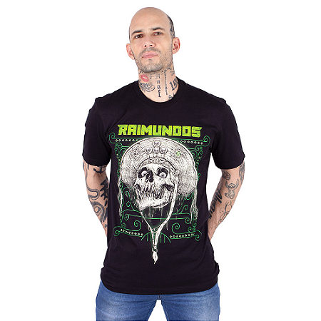 Camiseta Raimundos 25 Anos Preta Oficial