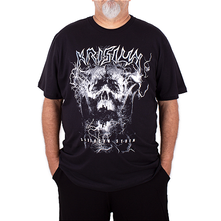 Camiseta Plus Size Krisiun Preta Oficial