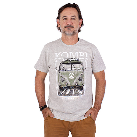 Camiseta Kombi 1973 Gelo Mescla.