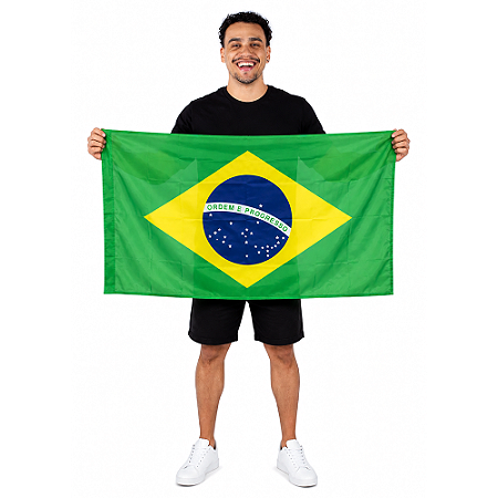Bandeira do Brasil Copa 1,50m x 1,00m