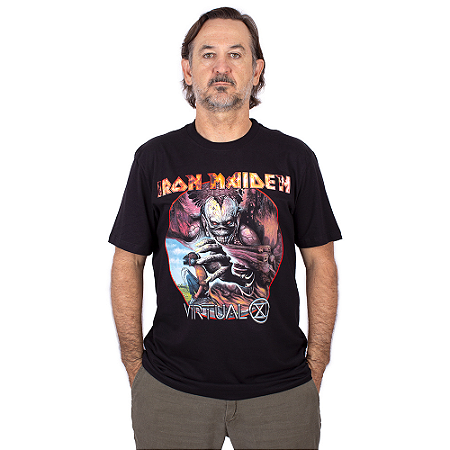 Camiseta Iron Maiden Virtual XI Preta Oficial