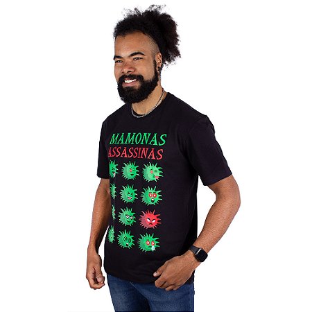 Camiseta Mamonas Assassinas Preta Oficial