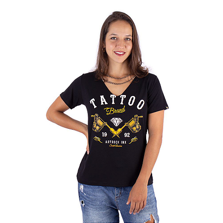 Blusa Corrente Tattoo Brand Preta