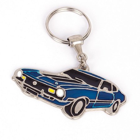 Chaveiro Metal Maverick 1972 Azul