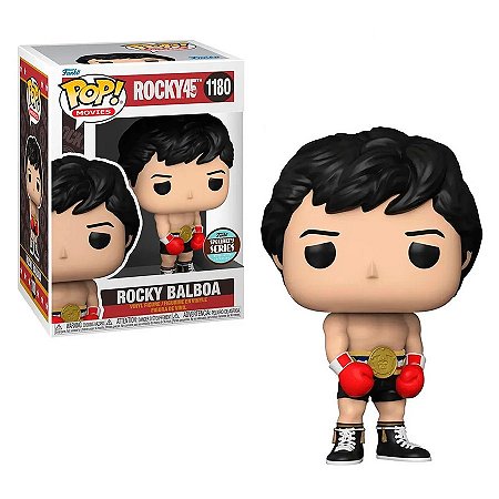 Funko Pop! Rocky Balboa Gold Belt #1180 Oficial