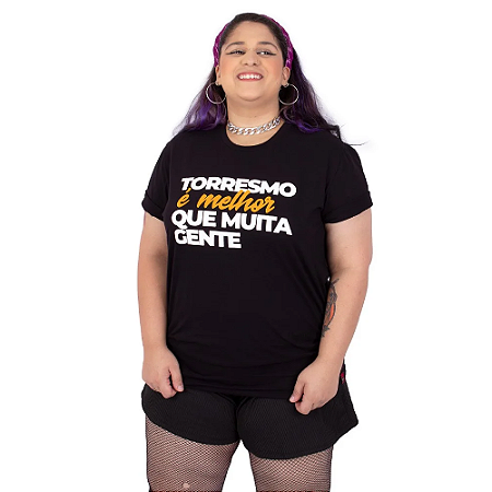 Camiseta Torresmo É Melhor Preta.
