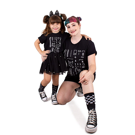 Tal Mãe Tal Filho Guitarra Deconstruction Preta