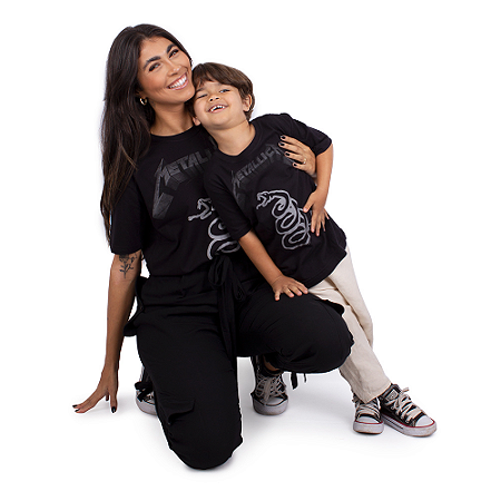Tal Mãe Tal Filho Metallica Black Álbum Preta Oficial