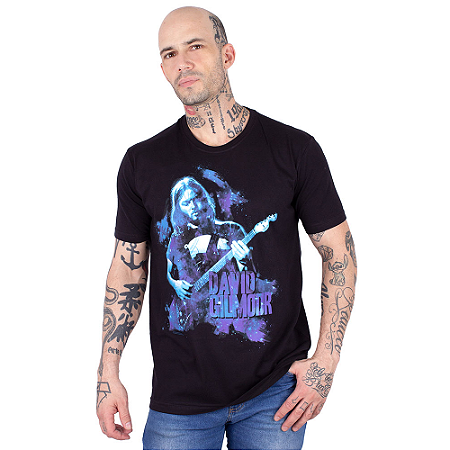 Camiseta David Gilmour Preta Oficial
