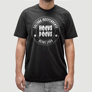Camiseta Masculina Hocus Pocus Preta.