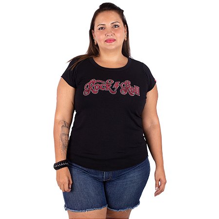 Blusa Gola Redonda Red Rock Preta