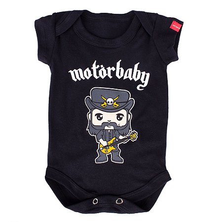Body Bebê Motorbaby Preta