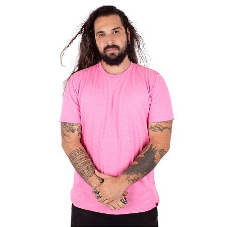 Camiseta Básica Premium Rosa Sensation.