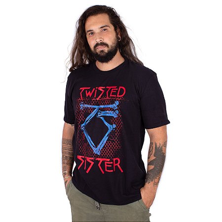 Camiseta Twisted Sister Preta Oficial