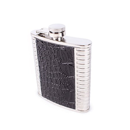 Cantil Aço Texturizado Cobra 200ml Preto