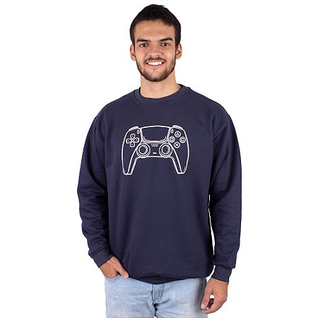 Moletom Careca Player Marinho