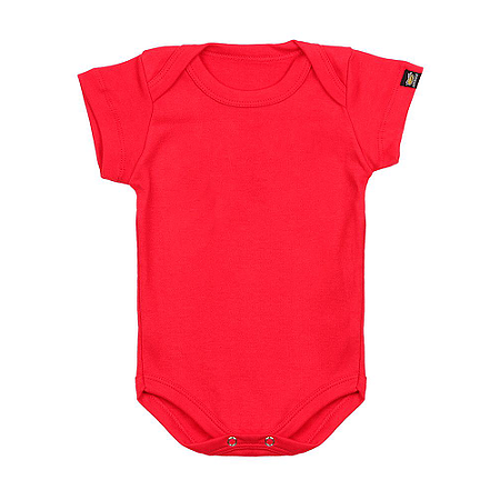 Body Bebê Básico Vermelho
