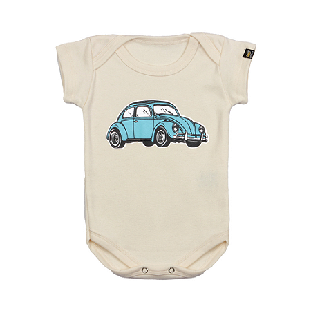 Body Bebê Fusca Crú