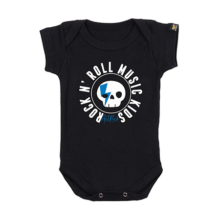 Body Bebê Kids Music Preto