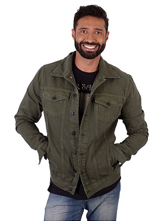 Jaqueta Masculina Verde Militar
