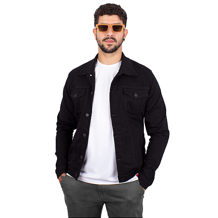 Jaqueta Masculina Preta
