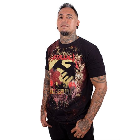 Camiseta Premium Metallica Kill 'Em All Preta Oficial